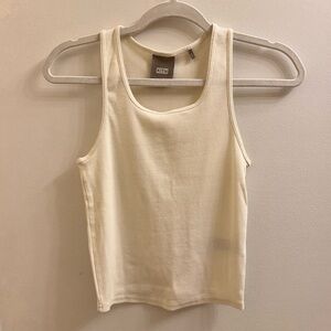 Kith Peyton Ribbed Tank Top in White Size Medium